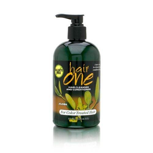Hair One Hair Cleanser & Conditioner w/Jojoba for Color-Trea