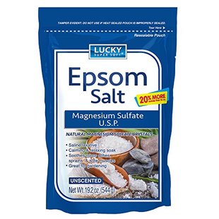 Lucky Super Soft Magnesium Sulfate U.S.P. Epsom Salt 19.2 O