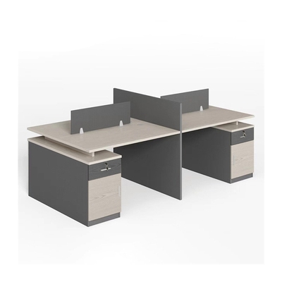 2023新款办公室实用员工办公桌椅组合简约现代四人位职员办公桌工