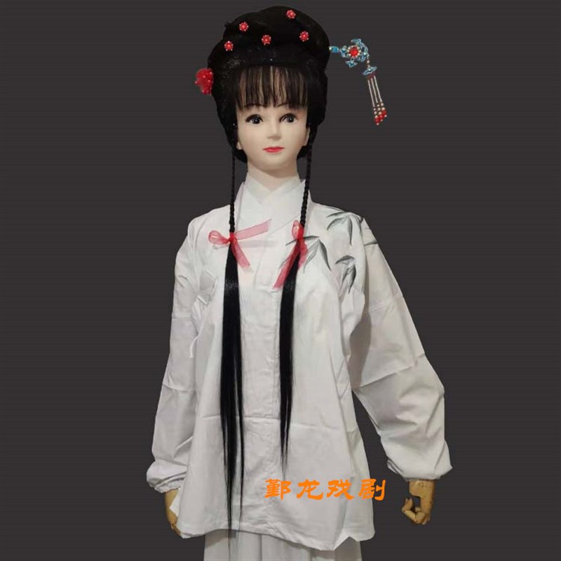 好货戏剧新款戏曲服装小衣上衣内衣打底绣花白色水衣纯棉上衣女装