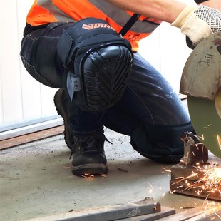 工地作程跪地专用劳保硅胶防水耐磨绝缘防护膝具园林建筑家装 维修