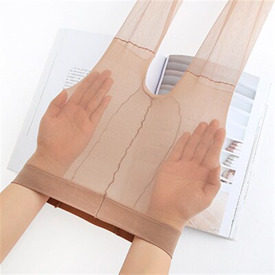 MF超薄0D空姐灰丝袜女薄款灰色连裤袜性感袜子脚尖加固形平板档