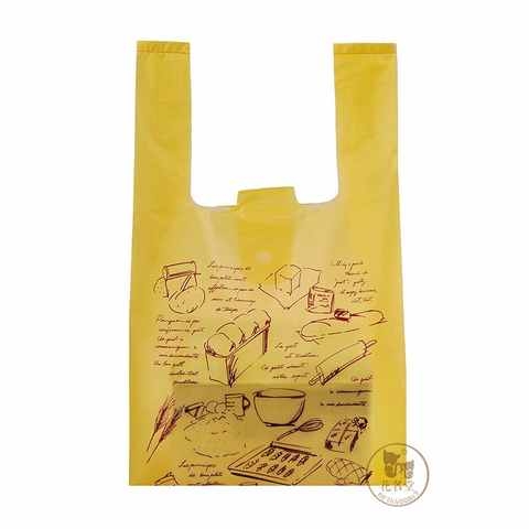 系列Cook打包烘培面包袋购物袋塑料袋手提背心礼品袋新品袋100枚