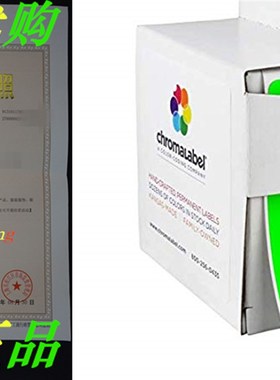 ChromaLabel 1 x 3 inch Color-Code Labels  100/Dispenser Box