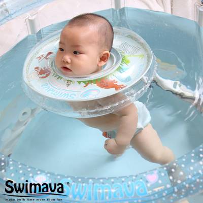 极速Swimava婴儿游泳桶家用支架游泳池充气加厚折叠儿童宝宝室内