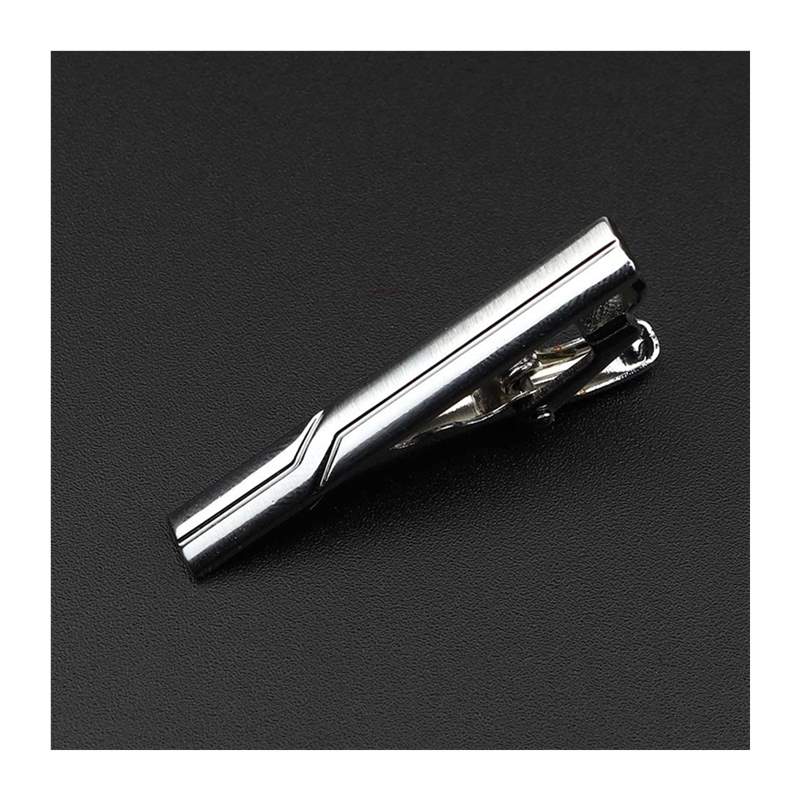 4cm New Simple Fashion Style Tie Clip Metal Exquisite Practi