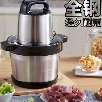 极速/6升不锈钢电动绞肉机家用商用大容量碎肉辣椒酱搅陷大功率料