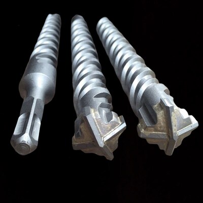 极速非标十字合金电锤钻钻头12.5 16.5 17混凝土打孔方柄四坑圆柄