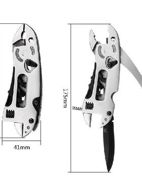 Outdoor Camping Multifunctional 9 In 1 Keychain Plier