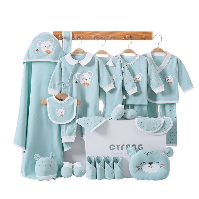 婴儿礼盒新生儿衣服夏季套装初生刚出生满月宝宝见面礼物母婴用品
