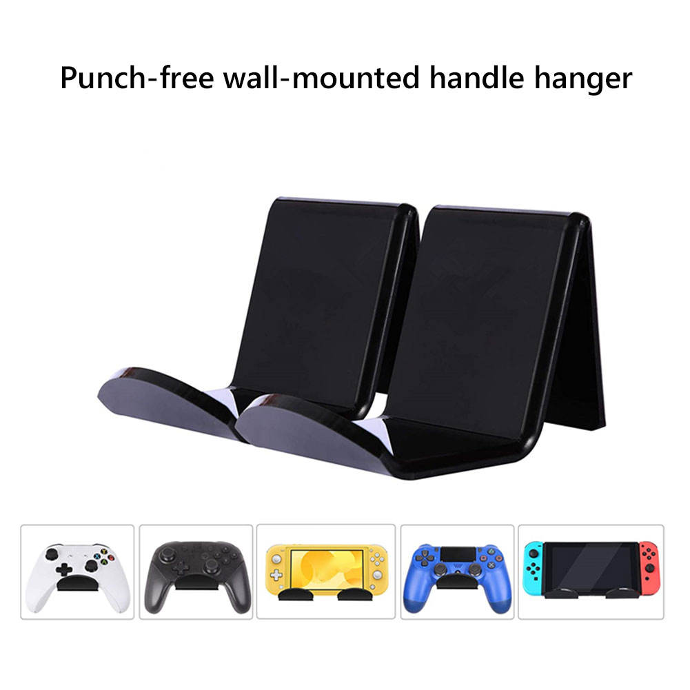 2pcs Game Controller Wall Mount Holder Stand for