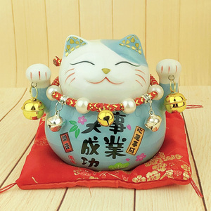 极速招财猫小摆件家居客厅迷你可爱小号存钱罐办公室桌面创意日式