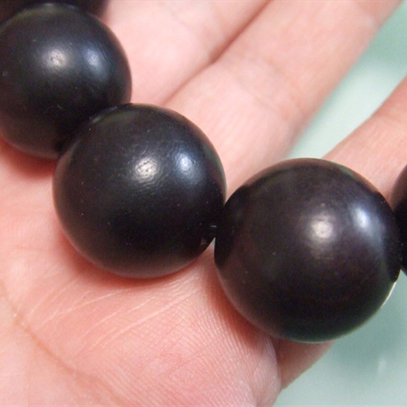 小叶紫檀 高密度老料小叶紫檀精品手珠 直径:20MM