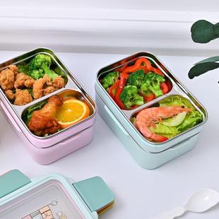 便当盒容器神器打饭外带收纳盒便携家用学生小学生专用快餐户外
