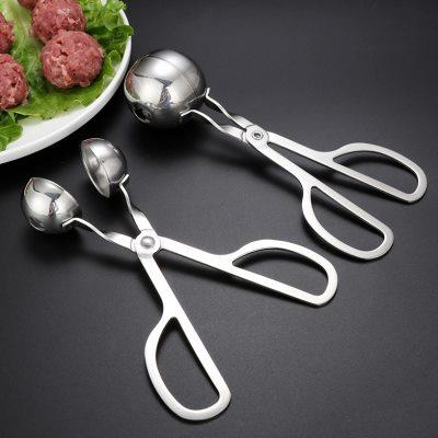 不锈钢肉丸夹制丸器鱼丸夹肉丸模具制丸器圆球饭团制作器