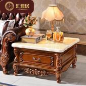 大理石方几 欧式 沙发小茶几角几边几咖餐桌客厅电话桌配套简约