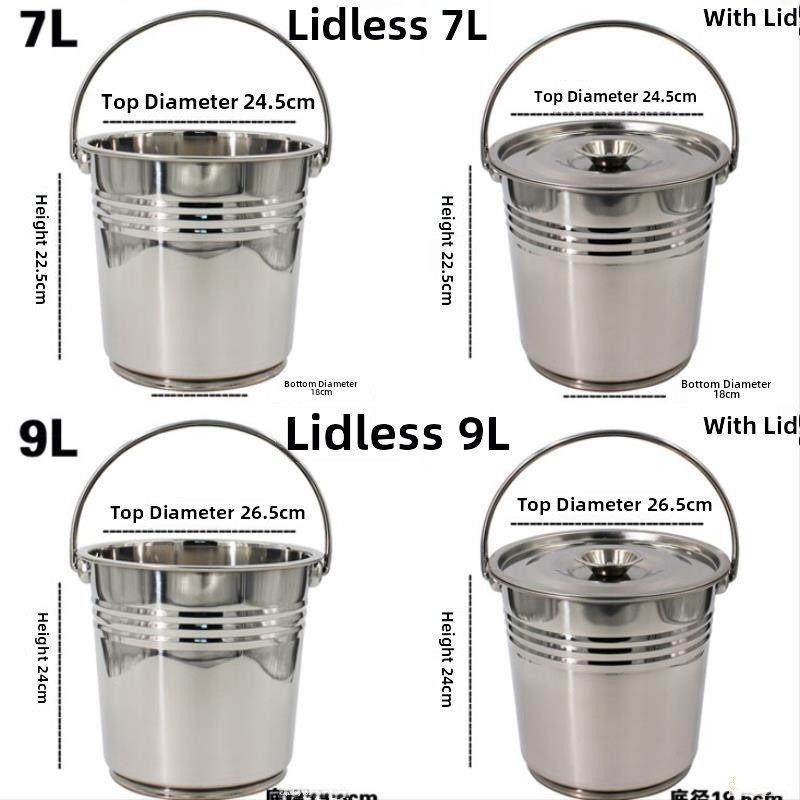 不锈钢桶小桶圆桶201钓鱼铁桶多用途背包桶加厚,户外/登山/野营/旅行用品,水桶,淘宝优惠券,粉丝福利购,淘宝优惠卷