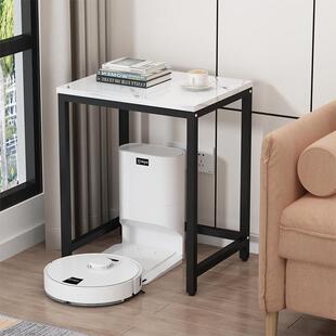 扫地机器人置物架上方架子收纳柜沙发边几鱼缸饮水机茶几小方桌子