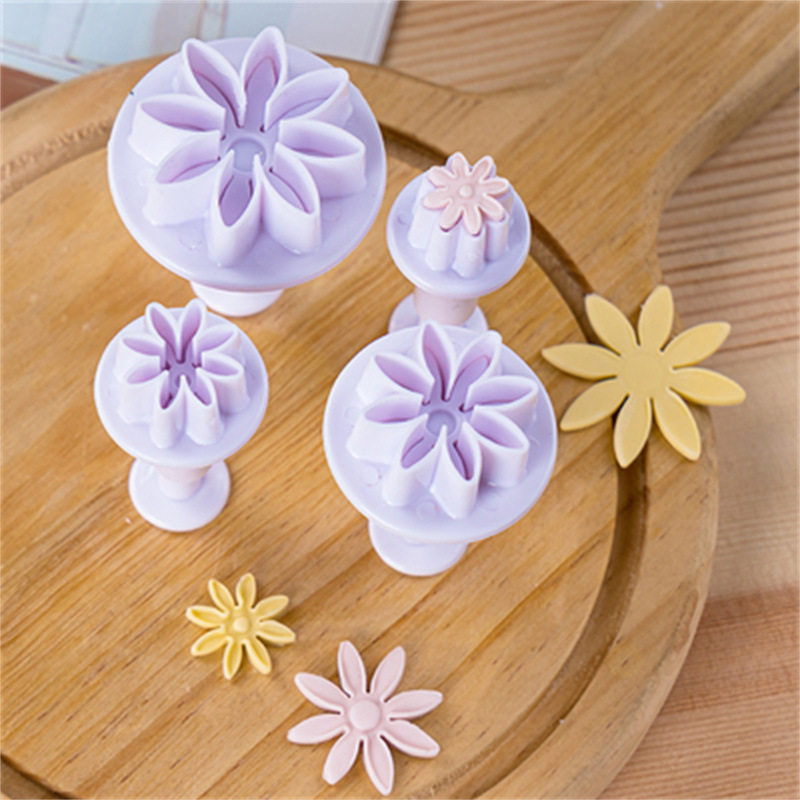小雏菊件套翻糖压花模具宝宝辅食