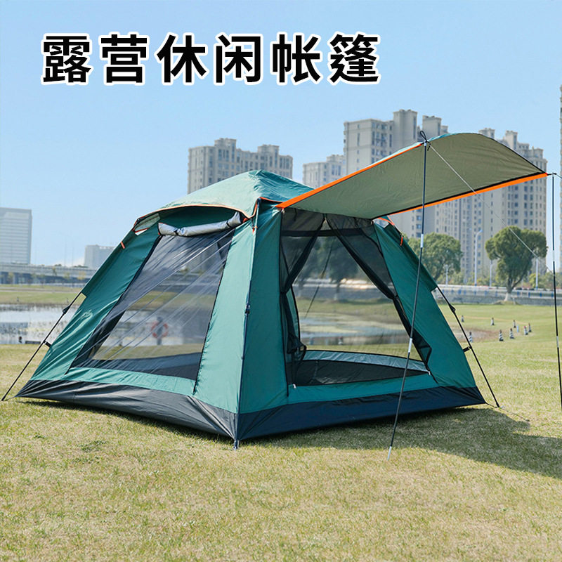 户外帐篷野营加厚防雨4-6人
