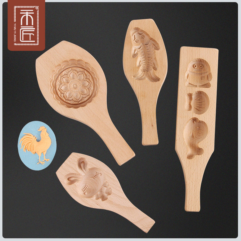 定绿豆糕模具家用烘焙工具立体