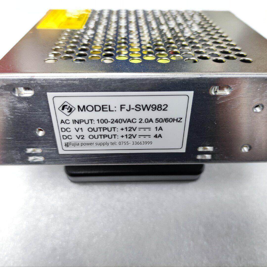 正品福佳FJ-SW982双组12V停车场门禁安防开关电源12V4A12V1A双路