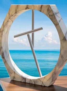 创意家居反重力牛顿摆钢铁侠混乱摆永续运动小生境装饰乔迁礼物