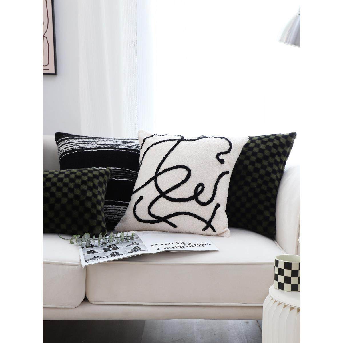 轻奢都市风抱枕套卧室简约方枕北欧风客厅靠垫套民宿沙发抱枕抱枕,居家布艺,靠垫/抱枕,淘宝优惠券,粉丝福利购,淘宝优惠卷