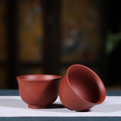 70毫升紫砂功夫茶道纯手工主人杯反口主人杯不烫手杯子壶塘观色