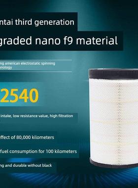 Pu2540空气过滤器适用于柳旗成龙H5纳米柳刀架Af26557/8 Aa90139