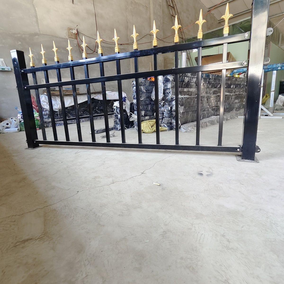 锌钢围墙铁艺加粗围栏工厂社区隔离栏花园栅栏庭院栏杆
