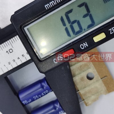热销100只25v470uf艾华8*15电解电容高频低阻RR主板电源滤波通用1