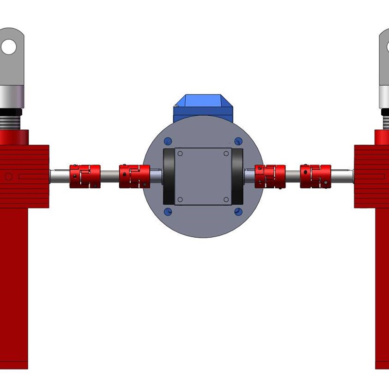 热销齿轮齿条式同步升降升降平台蜗轮蜗杆减速机电动sp900F同步升