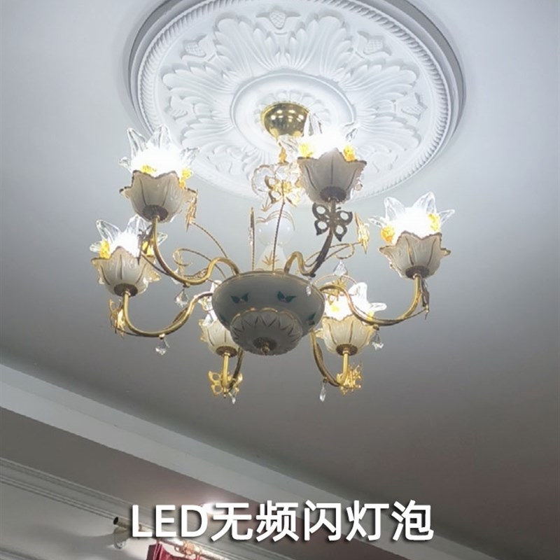 热销Led灯泡折边平头薄扣螺丝筒灯孔灯暖灯适用于恒大精装房吊灯