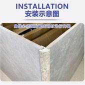 热销石塑仿岗石材线条墙面墙砖护角修边条 仿大理石瓷砖阳角线收