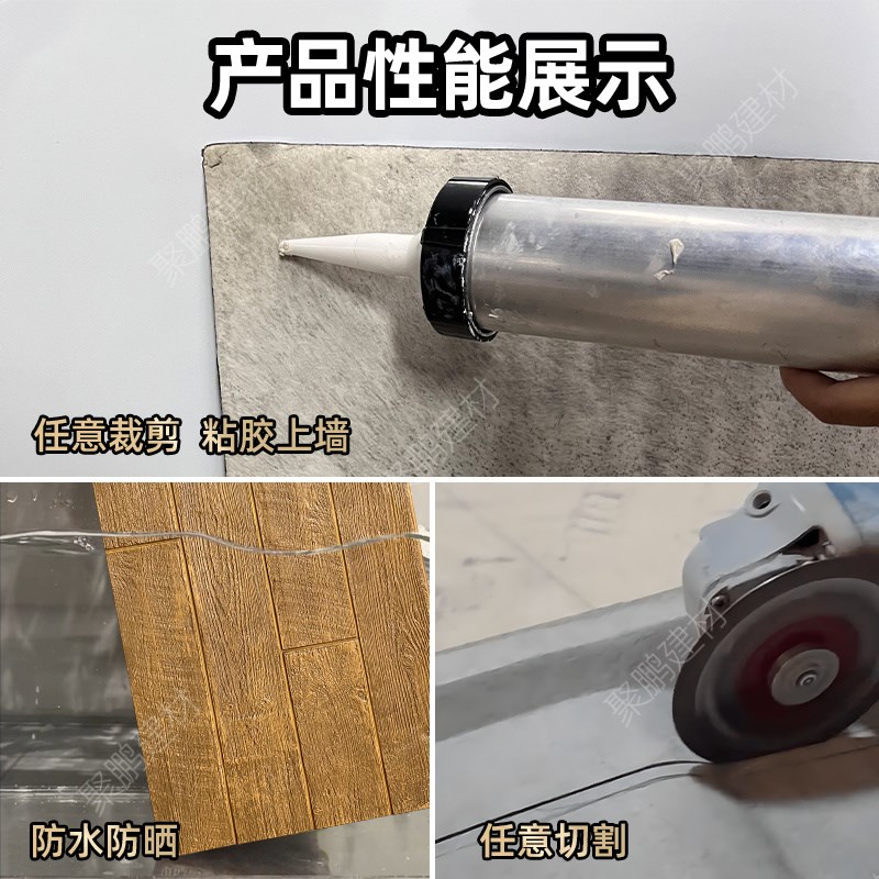 热销pu仿木板木纹板老船木大板海腐木风化木背景墙装饰板外墙砖风