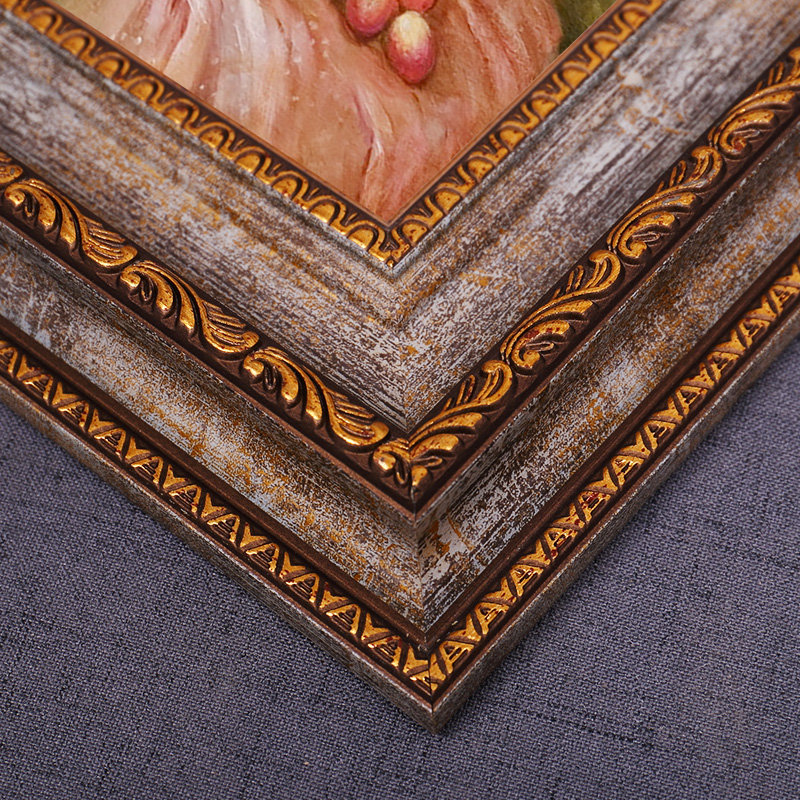 热销欧式餐厅装饰画横版花卉画饭厅挂画厨房壁画现代简约客厅油画图片