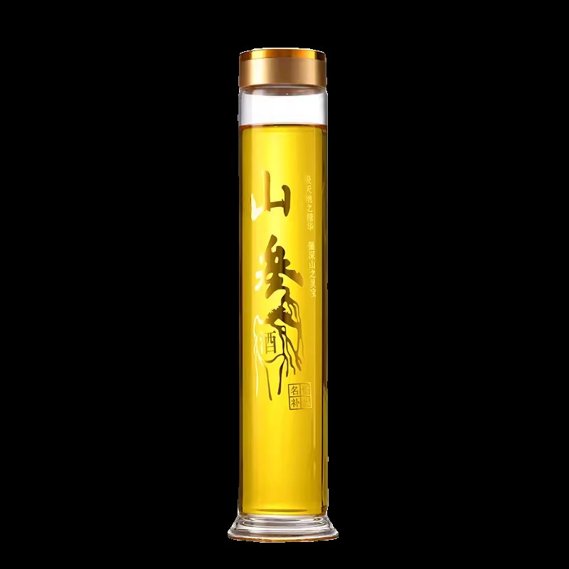 热销高硼硅玻璃家用泡酒瓶2斤5斤人参酒泡酒罐螺丝口药酒空瓶