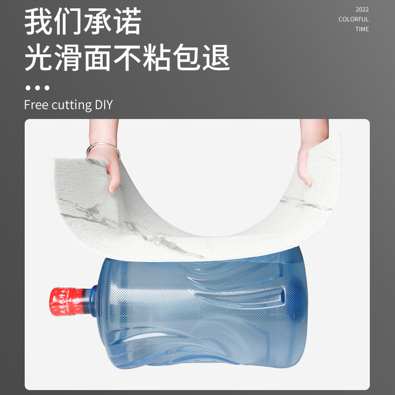 热销壁纸墙纸自粘防水防潮墙布背景墙贴纸仿瓷砖大理石纹墙贴装饰