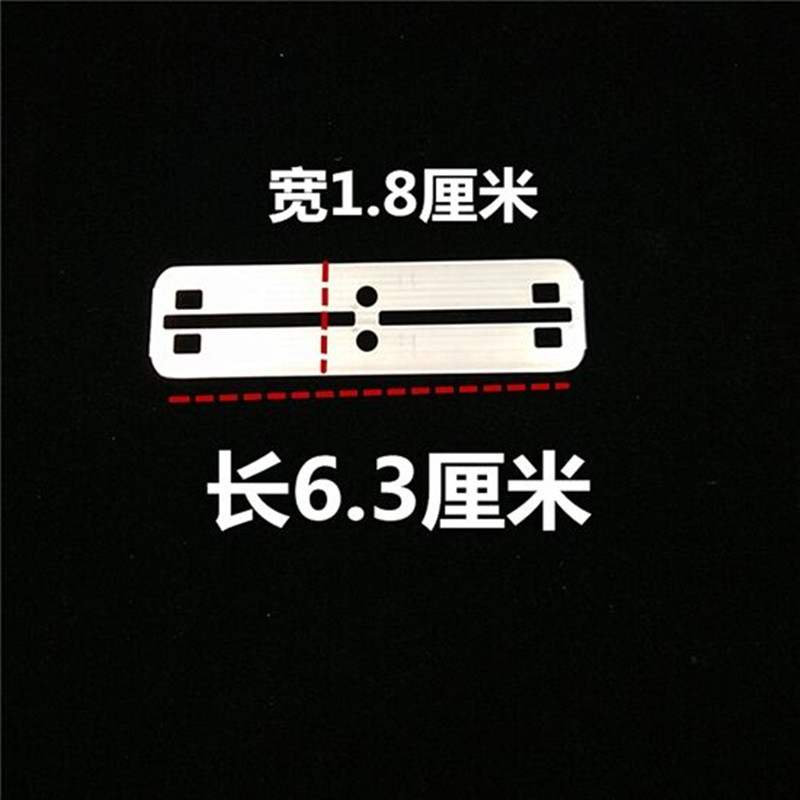 热销不锈钢双面刀片老式刮胡刀片剃须刀理发剃头刮刀修眉刀手动神