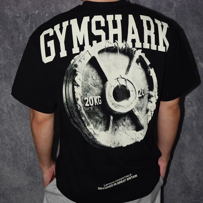 鲨鱼短袖男女同款T恤健健身运动