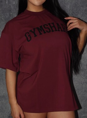 TT WOLVES独家!男女同款超柔软水洗复古健身运动宽松落肩短袖S41