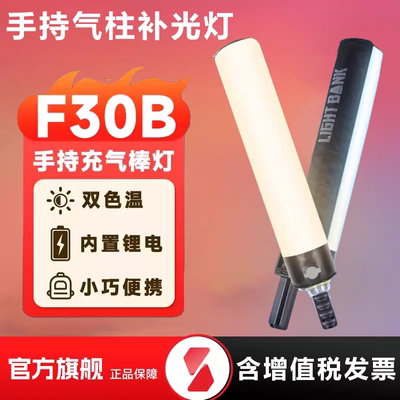 flynoodle飞面 F30B/F50B充气补光灯气柱灯便携手持灯棒人像夜景室内发丝打光棒灯拍照拍摄直播LED冰灯柔光灯
