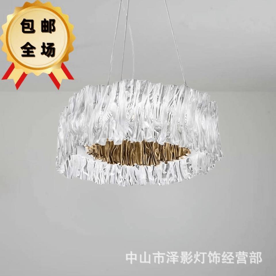 现代简约轻奢客厅餐厅吊灯创意设计师别墅餐厅艺术灯