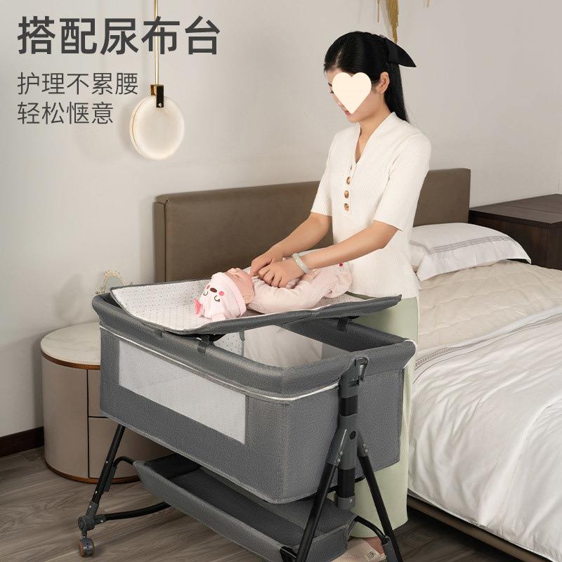 多功能婴儿床便携式儿摇篮床欧式宝宝床拼接大床厂家工厂跨境直销