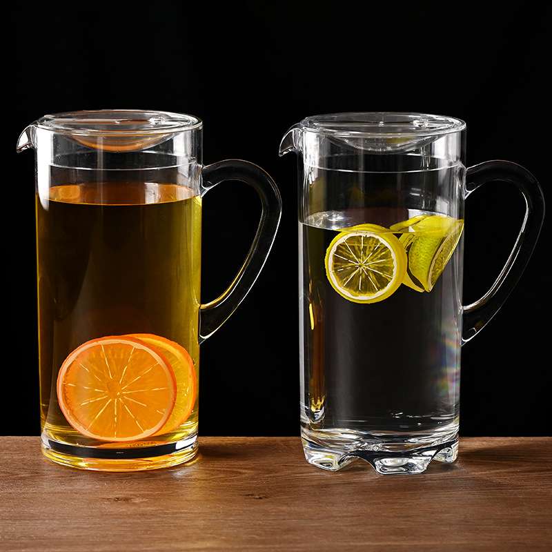 PC防碎水壶果汁壶透明塑料冷水壶凉水壶酒店凉茶壶1640ml大容量