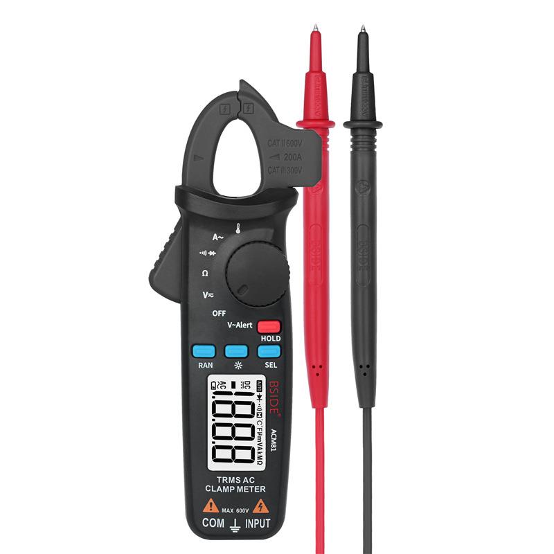 BSIDE新品ACM81真有效值钳表交流钳形万用表全自动便携手持钳形表