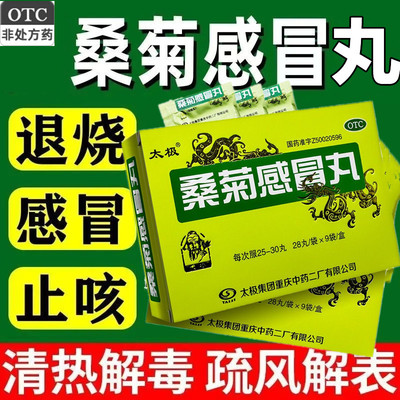 【太极】桑菊感冒丸28粒*9袋/盒