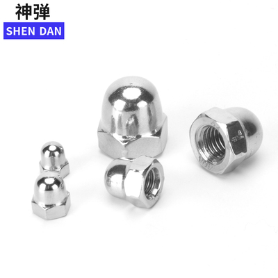 热销M3-M24304/201/316不锈钢盖型螺母螺帽装饰帽盖帽圆球头