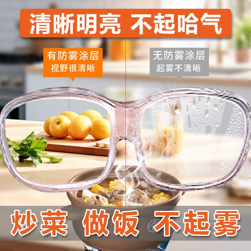 热销炒菜面罩防油溅做饭防油烟厨房烧菜煮饭神器全脸防护全身专用